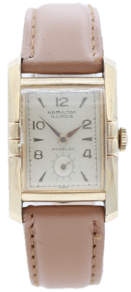 Vintage 1953 Hamilton Illinois 9510 Topper B Men's Mechanical Wristwatch 10k GF