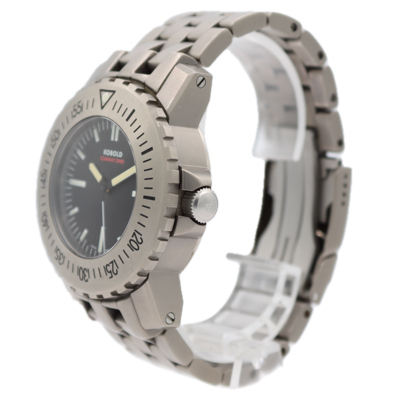 Kobold Soarway "Seal" Diver Men's Automatic Wristwatch ETA 2824 Titanium