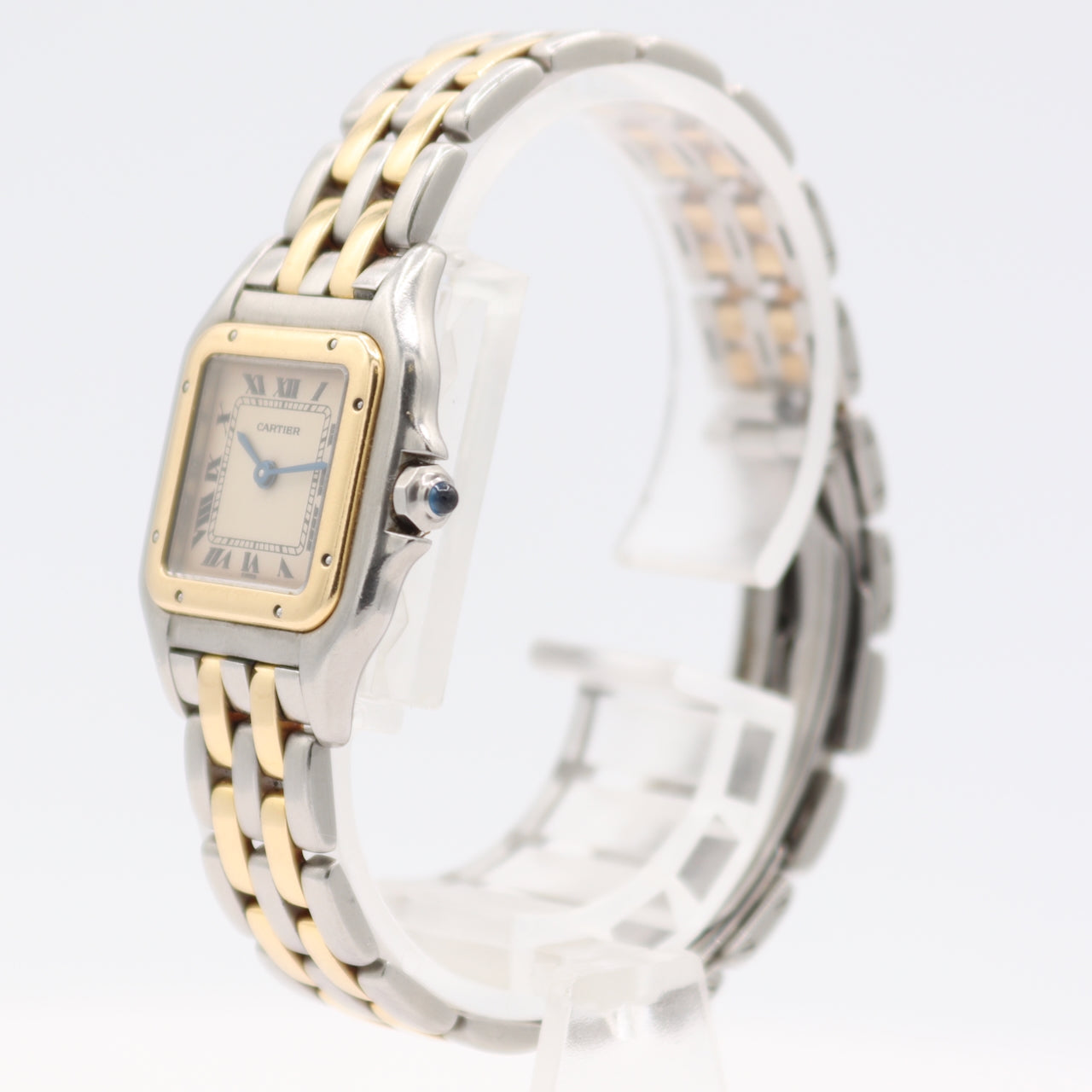 23mm Cartier Panthere De Cartier Ladies Quartz Wristwatch 18kGold & Steel W/Box
