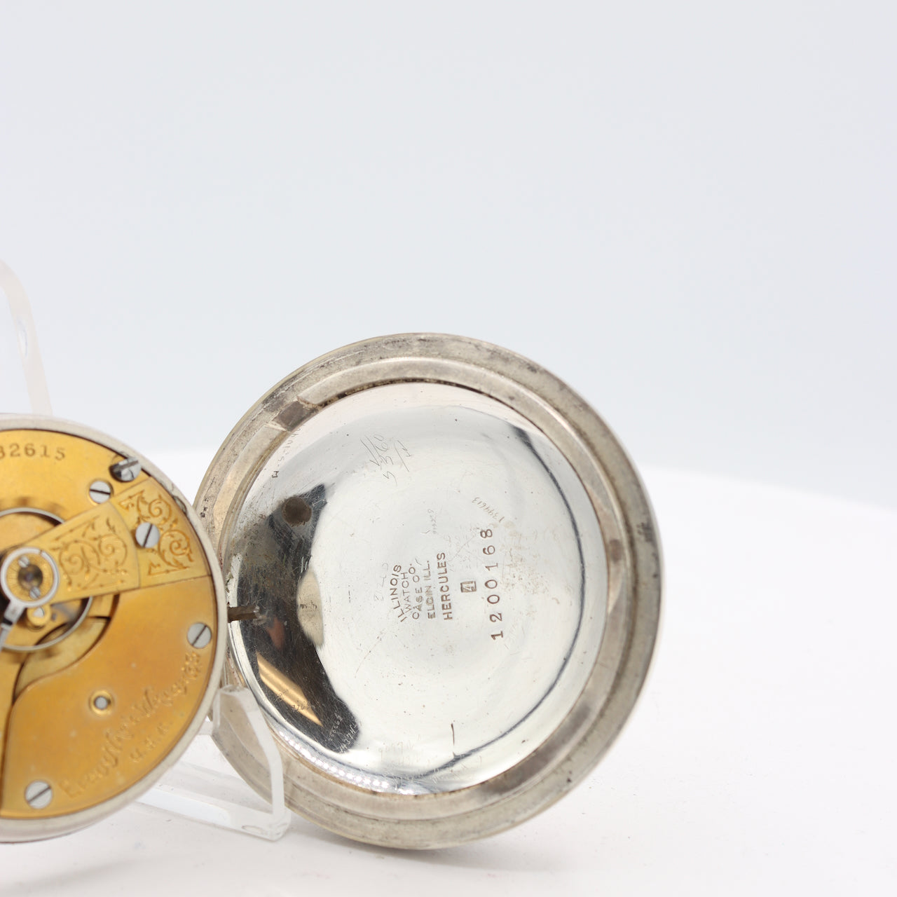 Antique 18s 1905 Elgin Swingout Mechanical Pocket Watch 294 Silver Filled USA