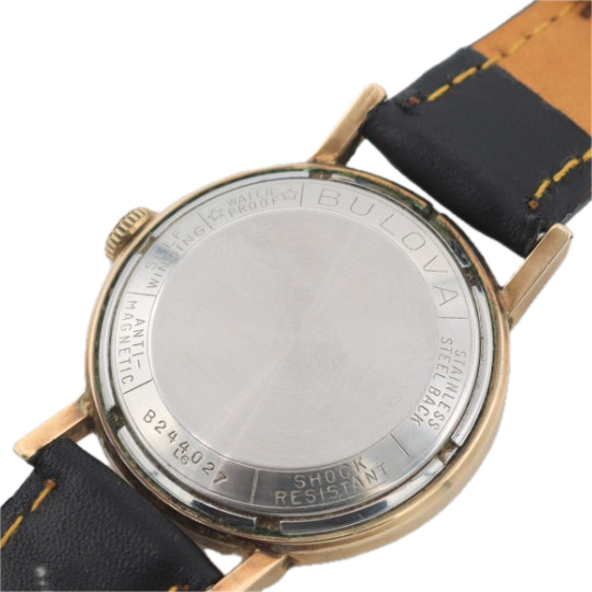 Vintage 1956 Bulova Clipper Men's Automatic Wristwatch 11 ACAC Swiss Full Set