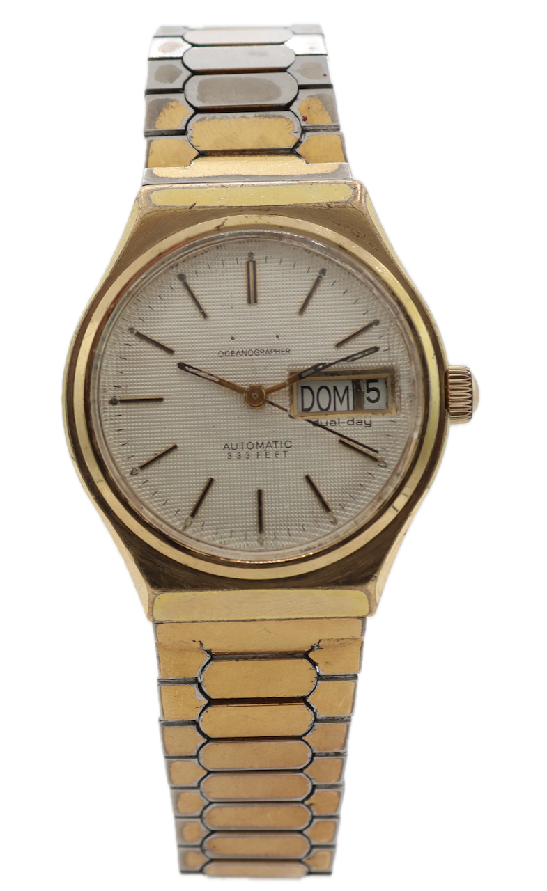 Vintage 1978 Bulova Oceanographer Men's Automatic Wristwatch 1133.10 Swiss