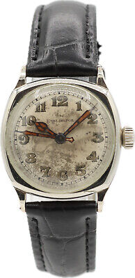Vintage Burlington Men's Mechanical Wristwatch Barbezat Bole Swiss 14k GF