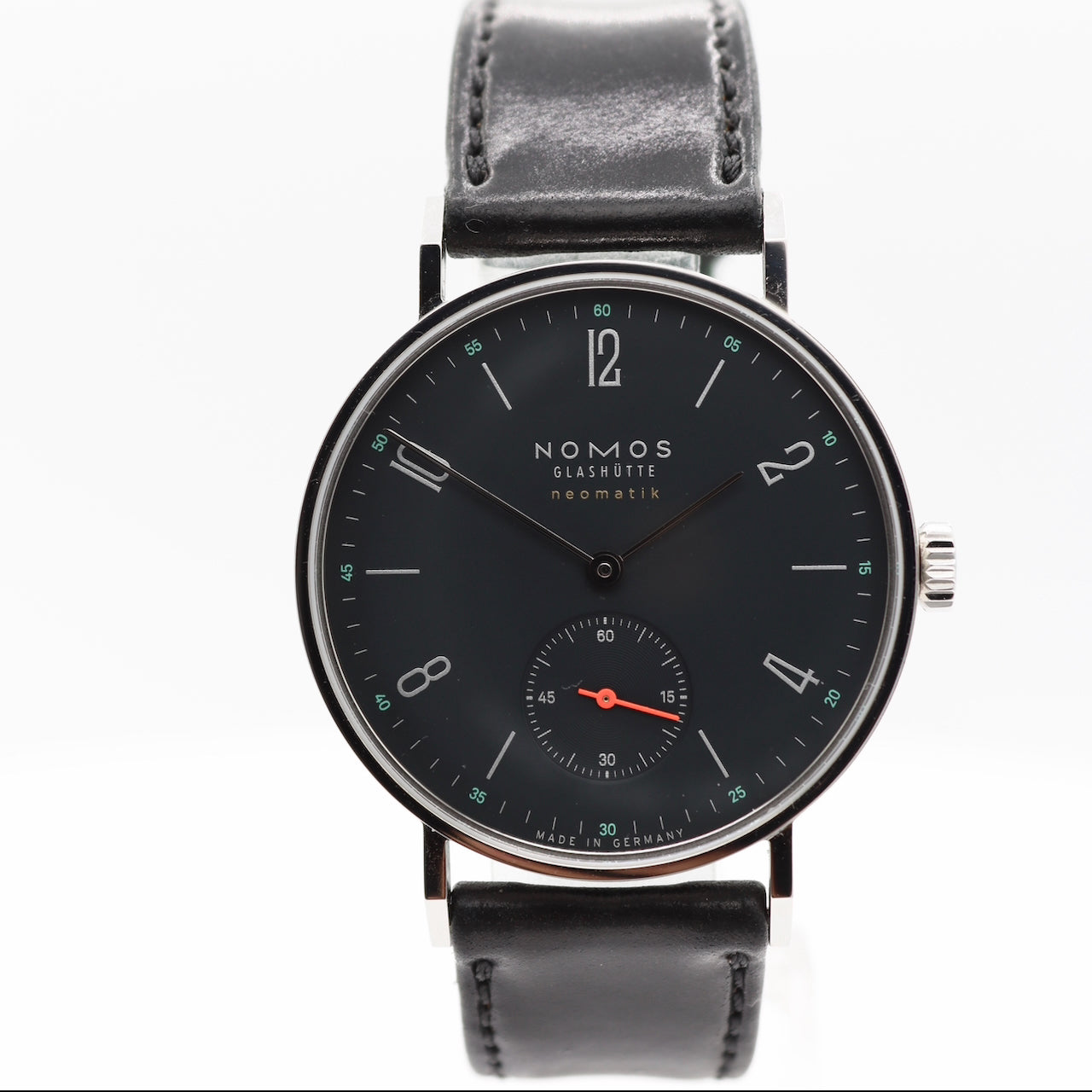35mm Nomos 177 6416 Tangente Neomatik Nachtblau Men's Automatic Wristwatch