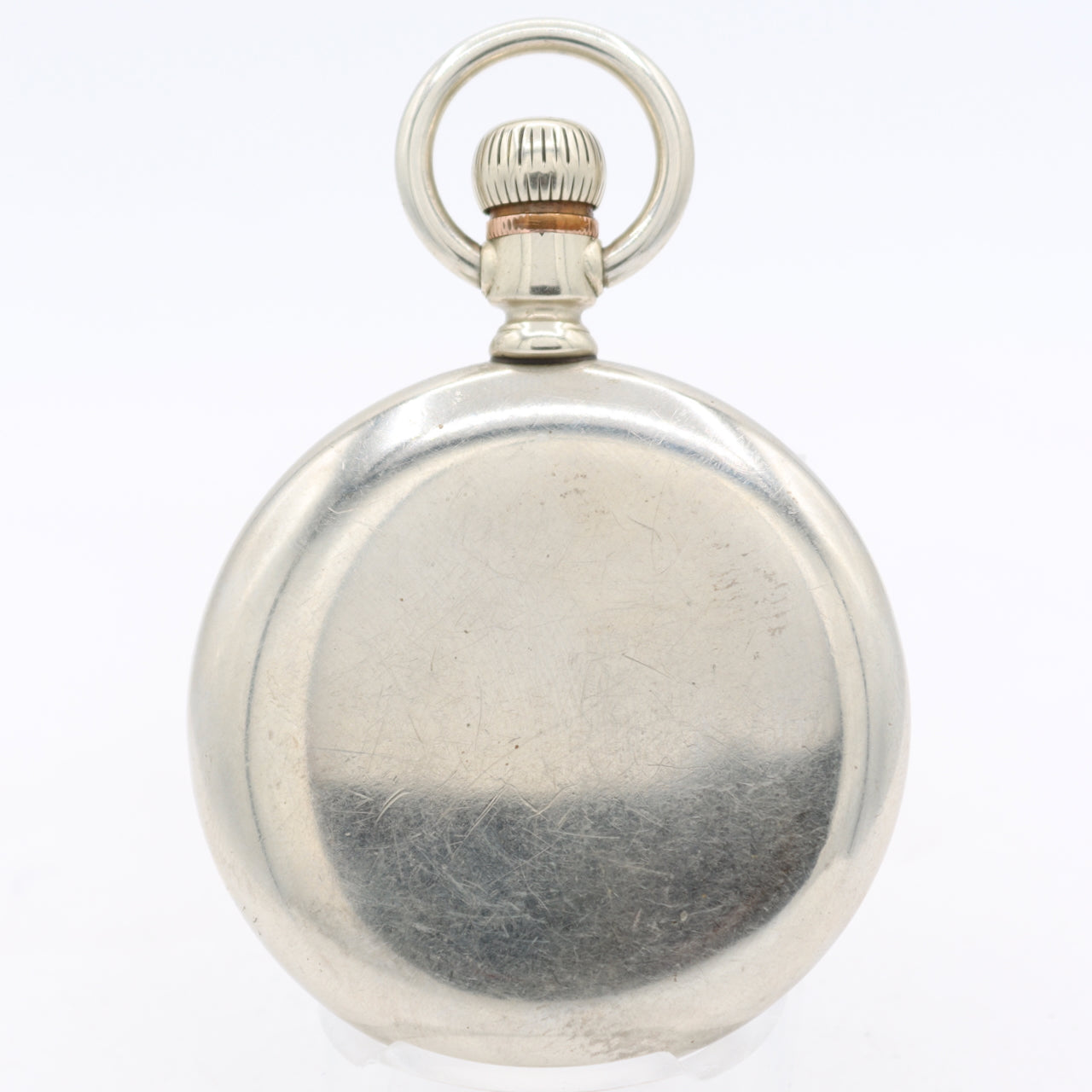 Antique 18s Omega Regina Canadian Dial Mechanical Pocket Watch Silver Swiss