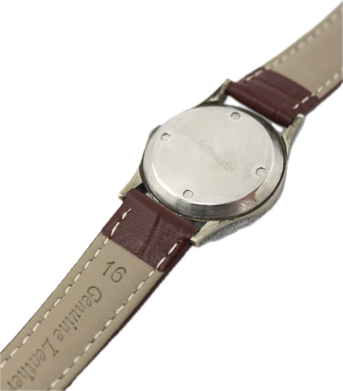 Vintage 28mm Enicar Field Style Men's Wristwatch Kuper Chrome Frankenstein