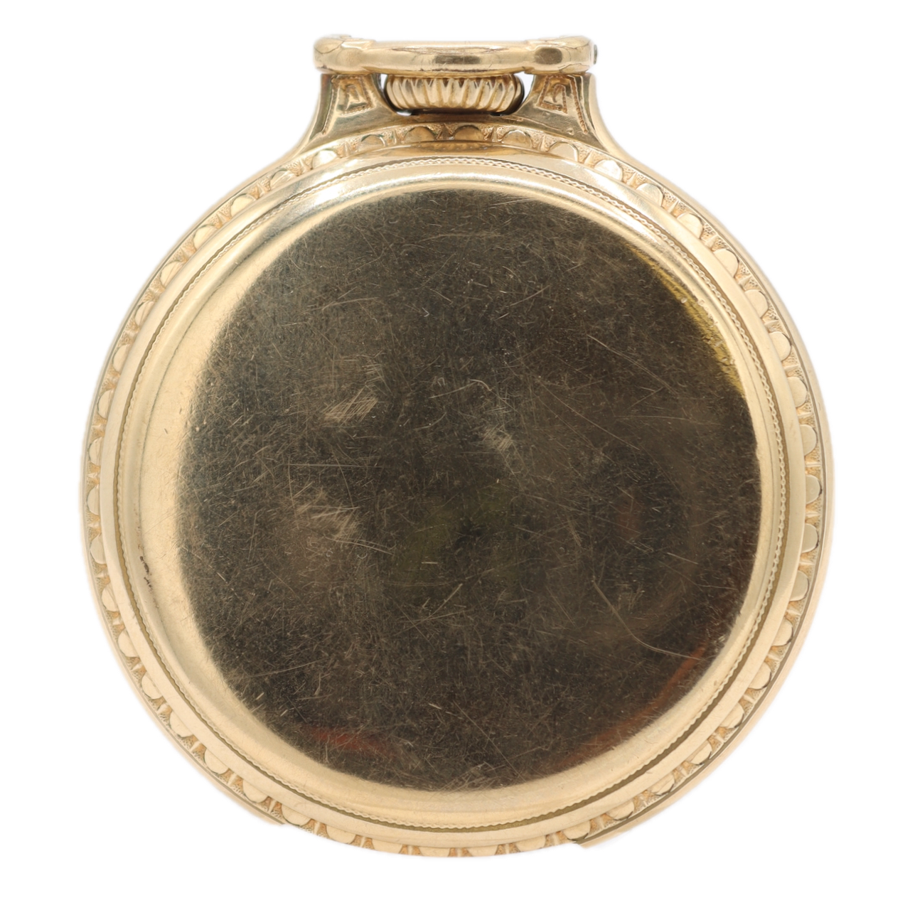 Vintage 18s 1933 Hamilton Bar Over Crown 21j Railroad Pocket Watch 992E 10k GF