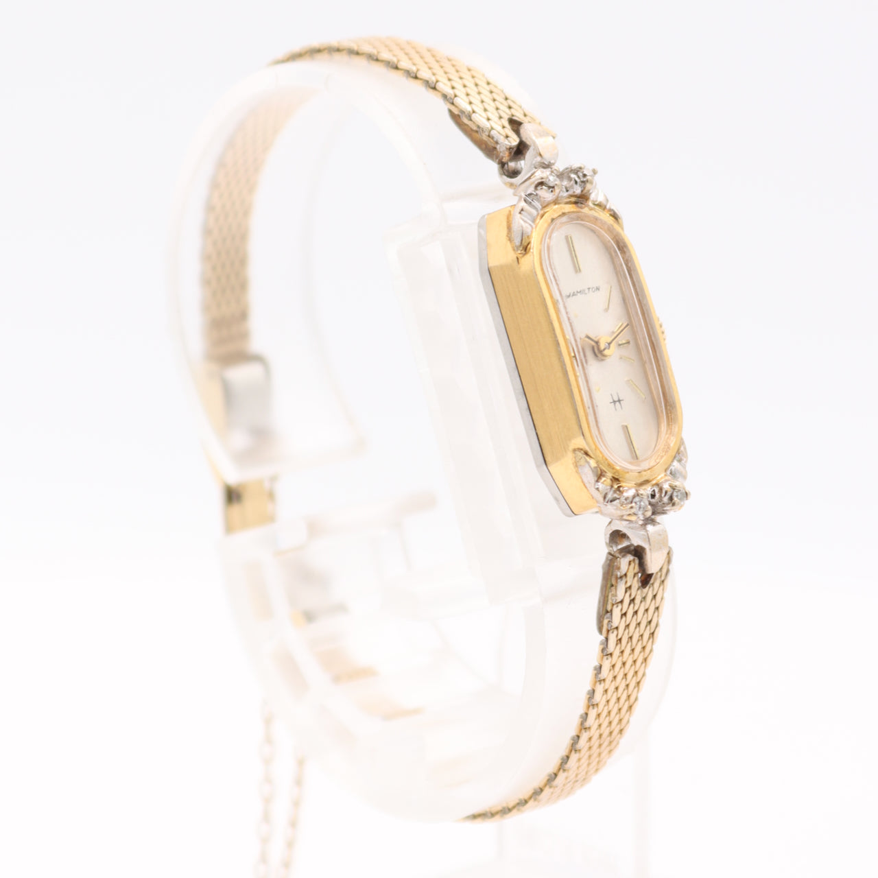 Vintage 10mm Hamilton Cocktail 17J Ladies Mechanical Wristwatch 699 USA 10k RGP
