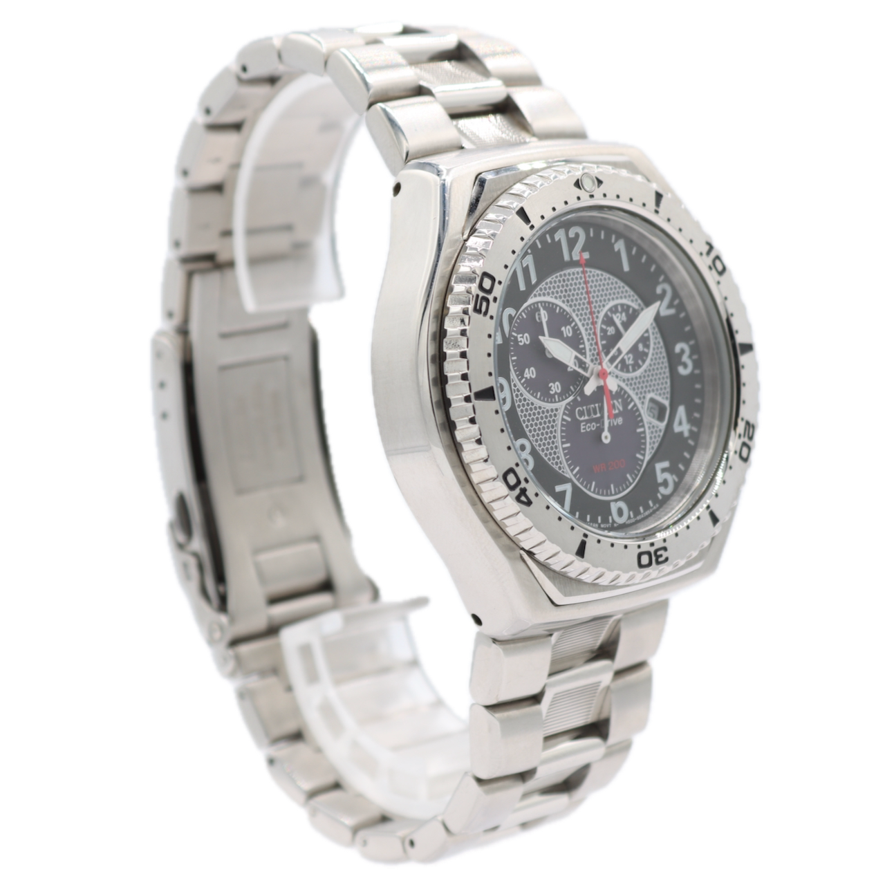 Citizen H500-S025770 Roustabout Men's Quartz Wristwatch Japan Steel Chronograph