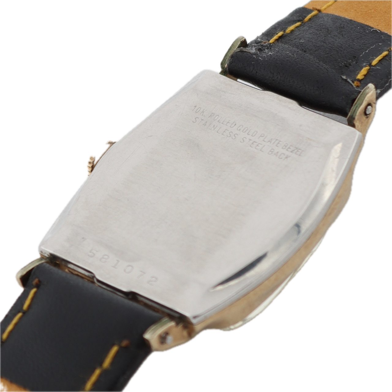 Vintage 25.5mm Benrus BA4 Men's Mechanical Wristwatch Swiss 10k RGP Art Deco