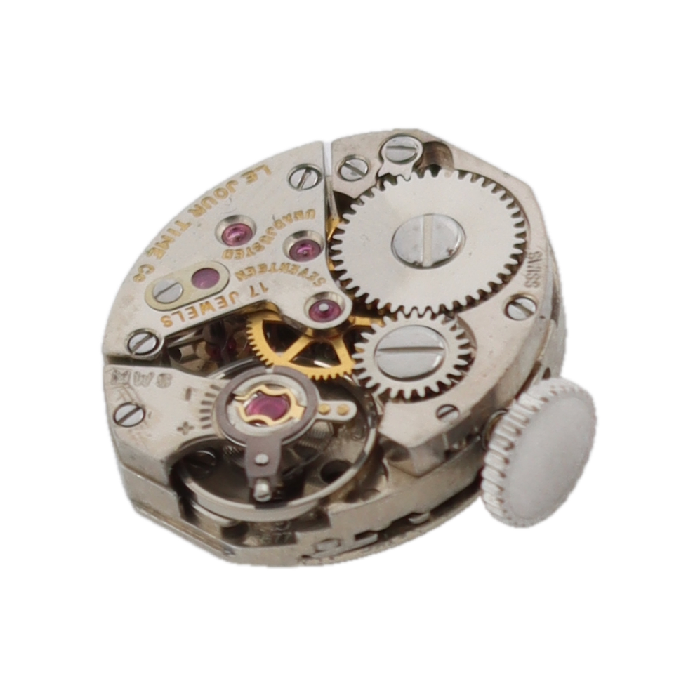 Vintage Le Jour Cocktail Ladies Mechanical Wristwatch AS 1677 Swiss 10k RGP NOS