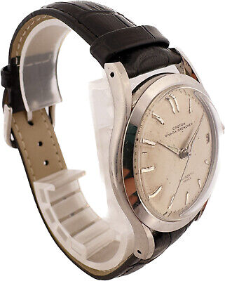 Vintage Nivada Grenchen Aquadatic 360EL Men's Automatic Wristwatch Swiss Steel