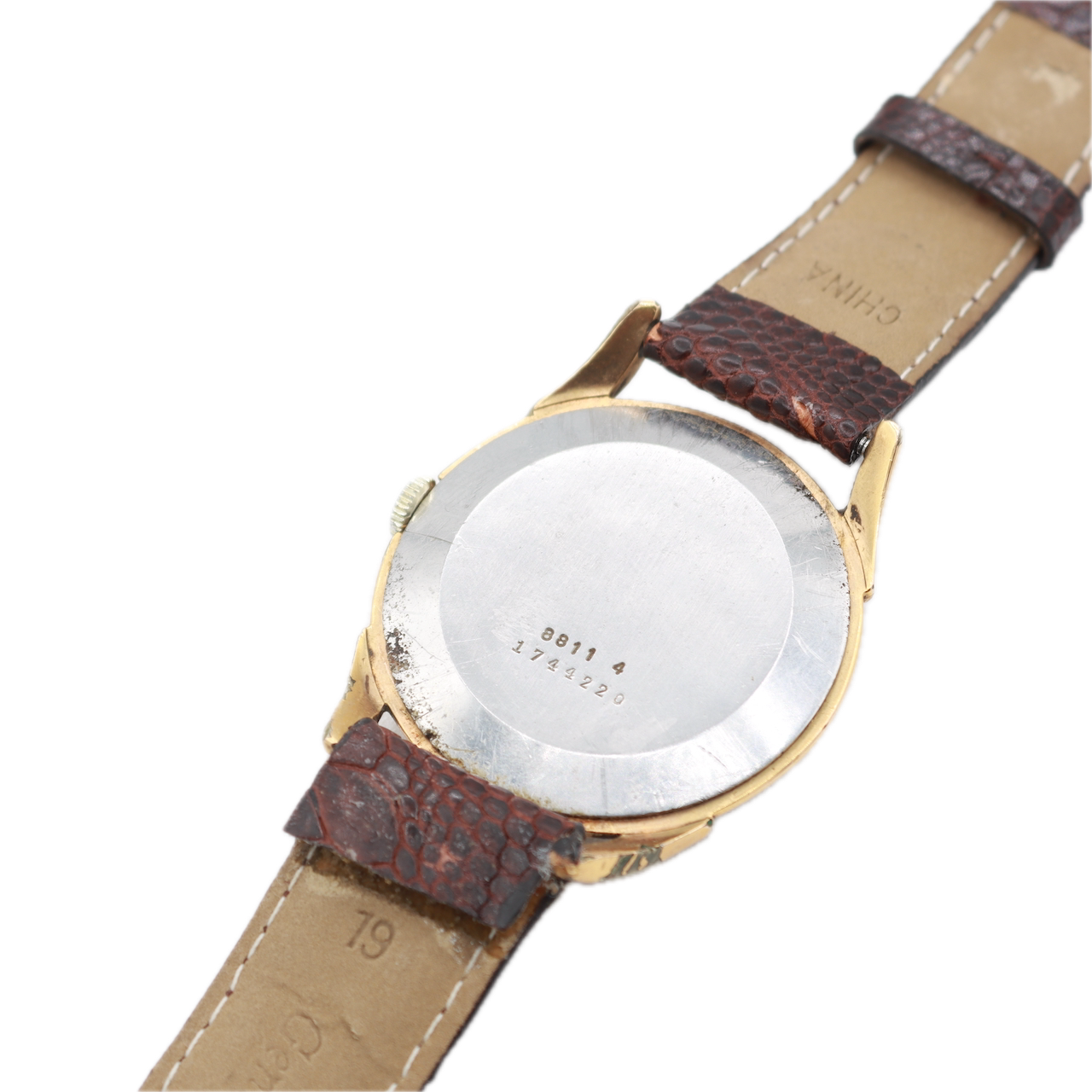 Vintage Certina Date Calendar Men's Mechanical Wristwatch KF 320 Swiss Gold Tone