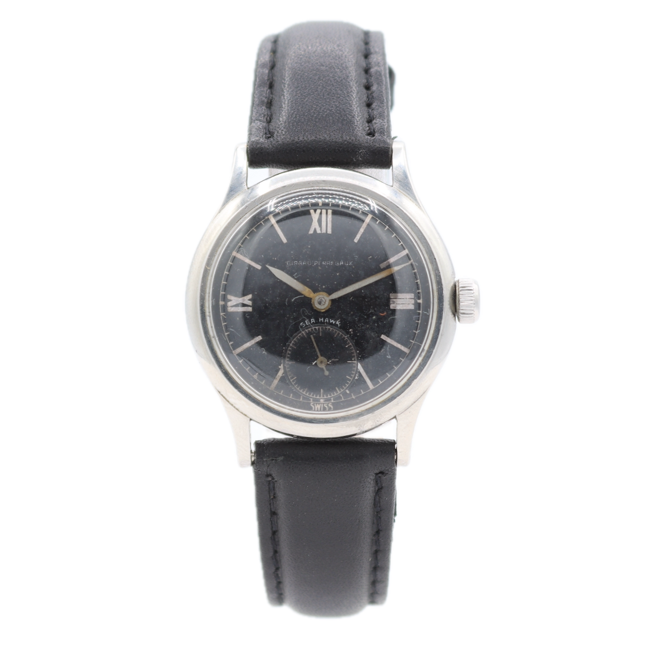 Vintage Girard Perregaux Sea Hawk Men's Mechanical Wristwatch 06 4206 Steel