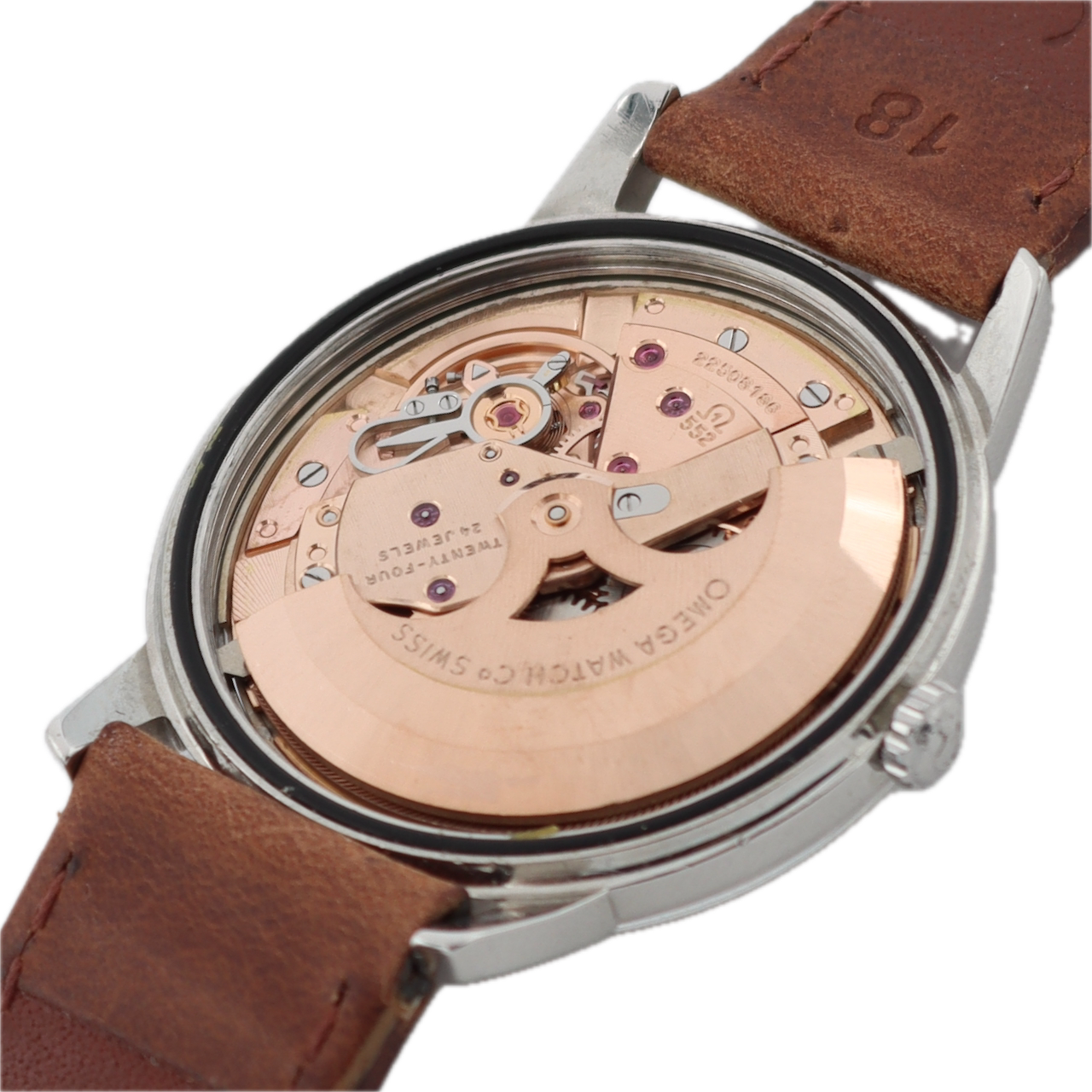 34.5mm 1965 Omega Meister 165.002 Seamaster Men's Automatic Wristwatch 552 Steel