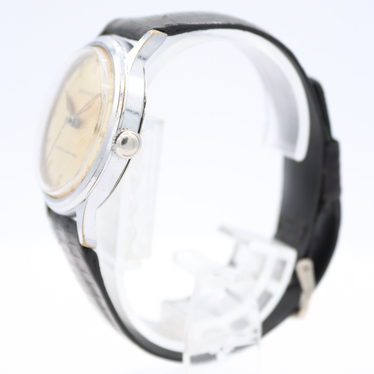 Vintage Benrus Shock-Absorber Men's Mechanical Wristwatch BH 241 Steel & Chrome