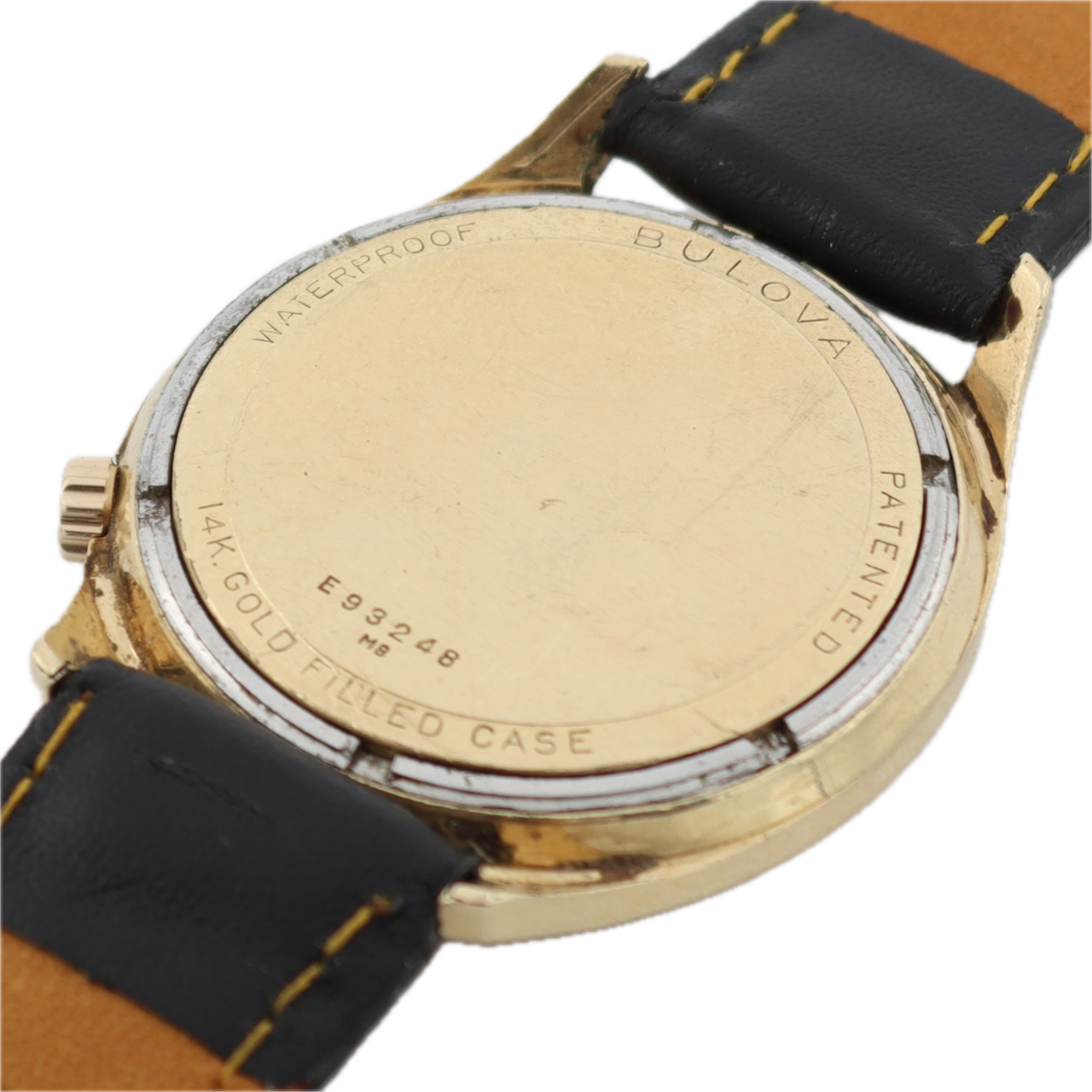 Vintage 1968 Accutron 2662 Roman Date Men's Tuning Fork Wristwatch 218D 10k GF