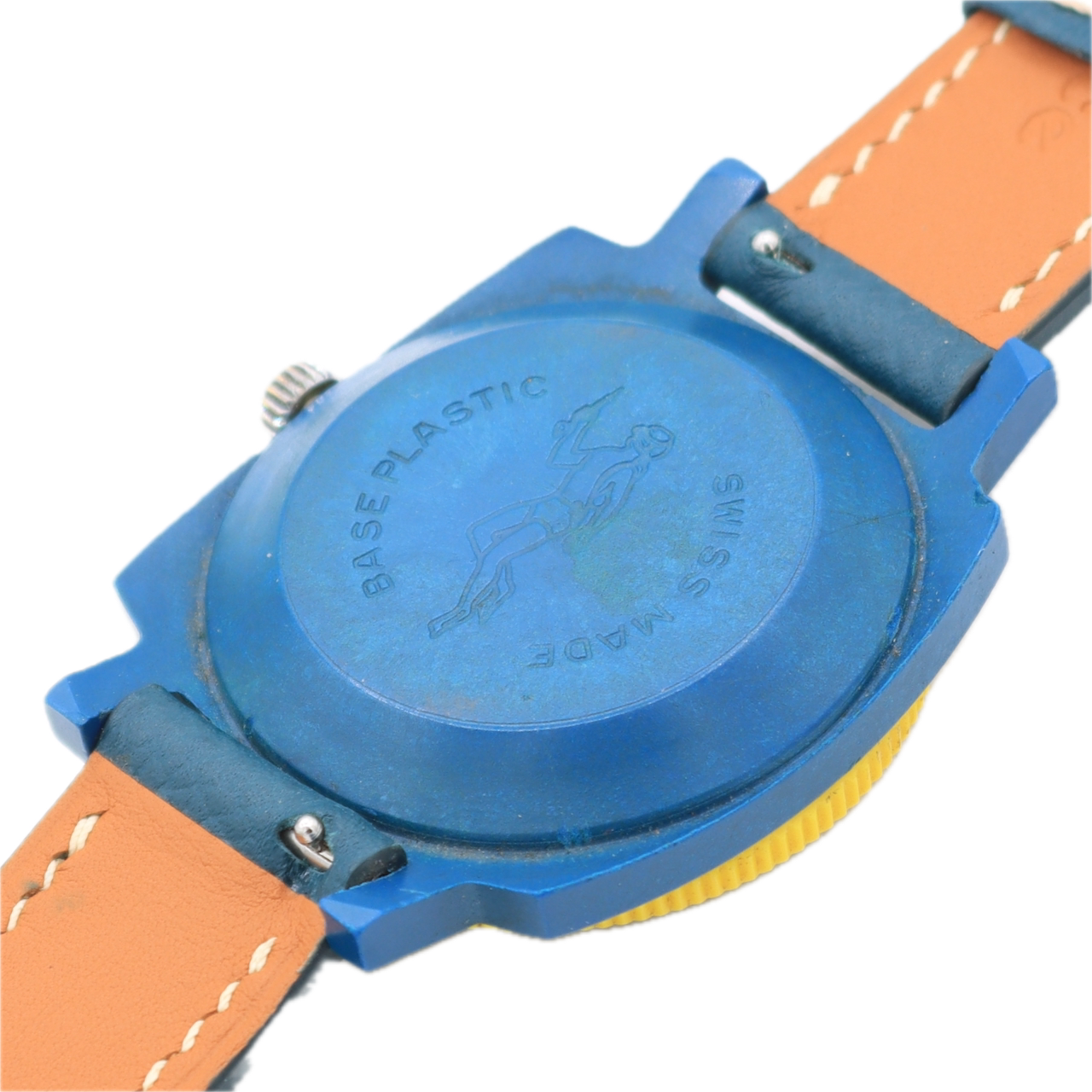 Vintage 37mm Lado Northsea Men's Mechanical Wristwatch Swiss Made PlasticfParts