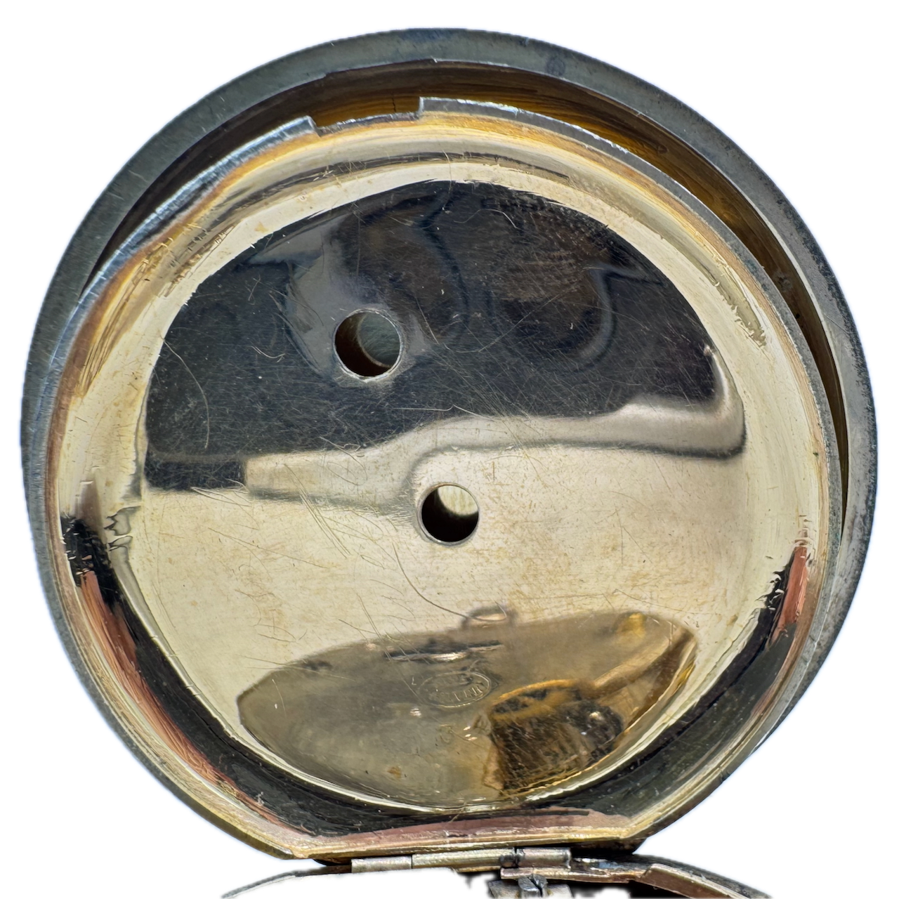 Antique J. Barbey Shield Key Cylinder Escapement Open Face Pocket Watch Silver