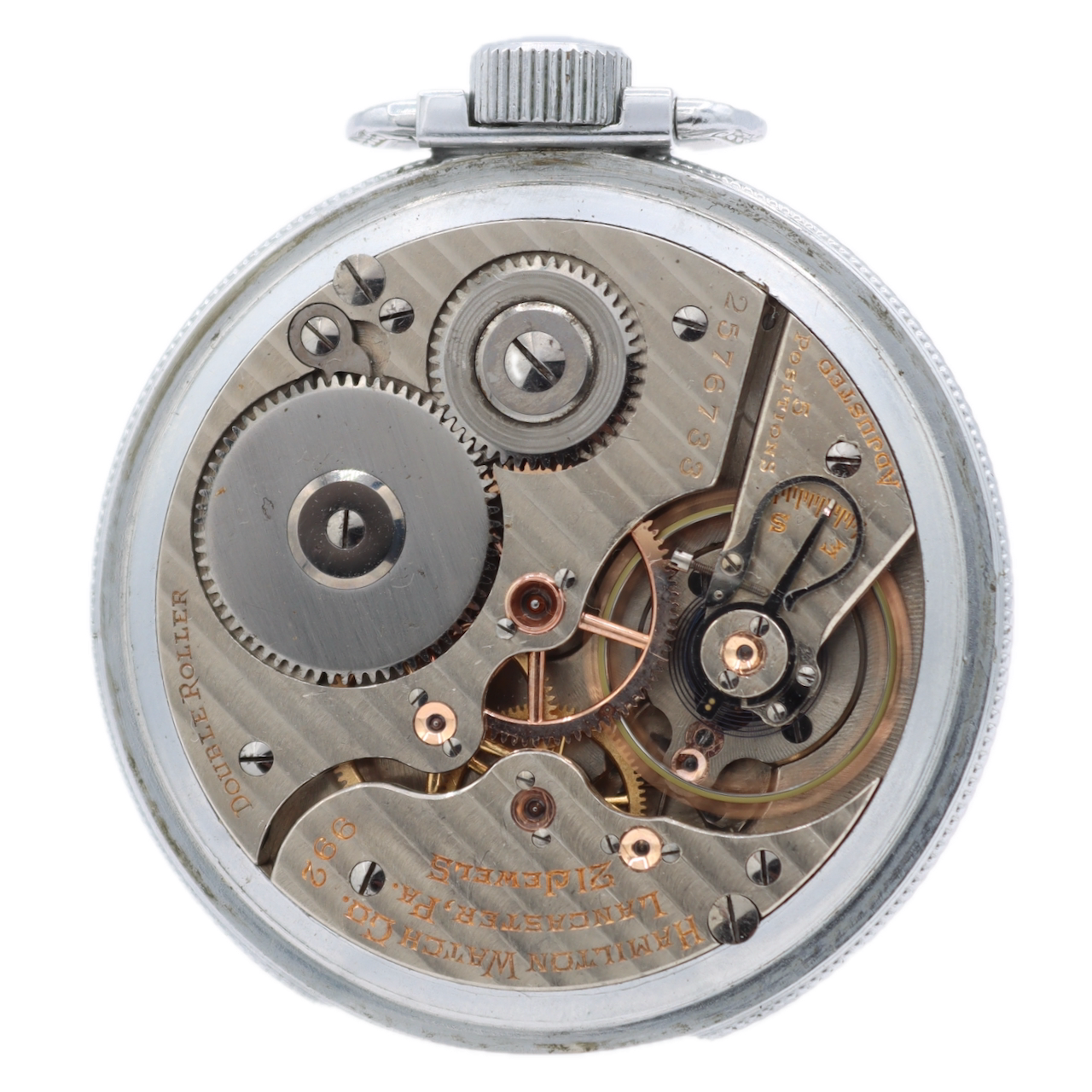 Vintage 18s 1931 Hamilton 21j Mechanical Railroad Pocket Watch 992 10k GF USA