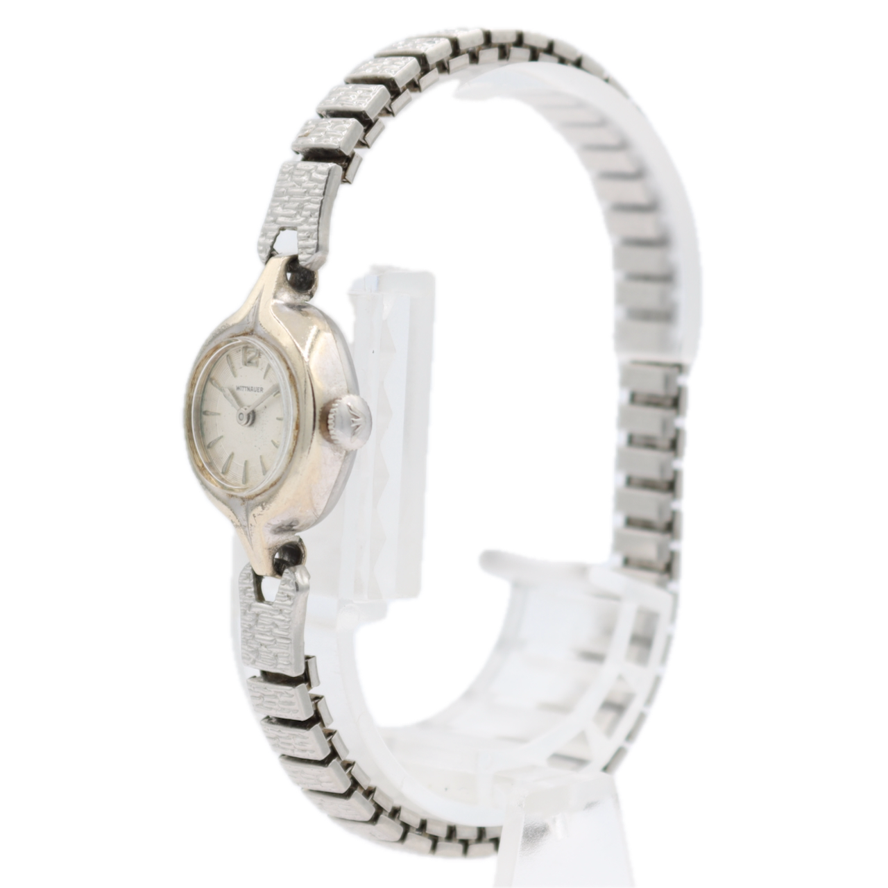 Vintage 16.5mm Wittnauer 920 Cocktail Ladies Mechanical Wristwatch 6N7G3 10kRGP