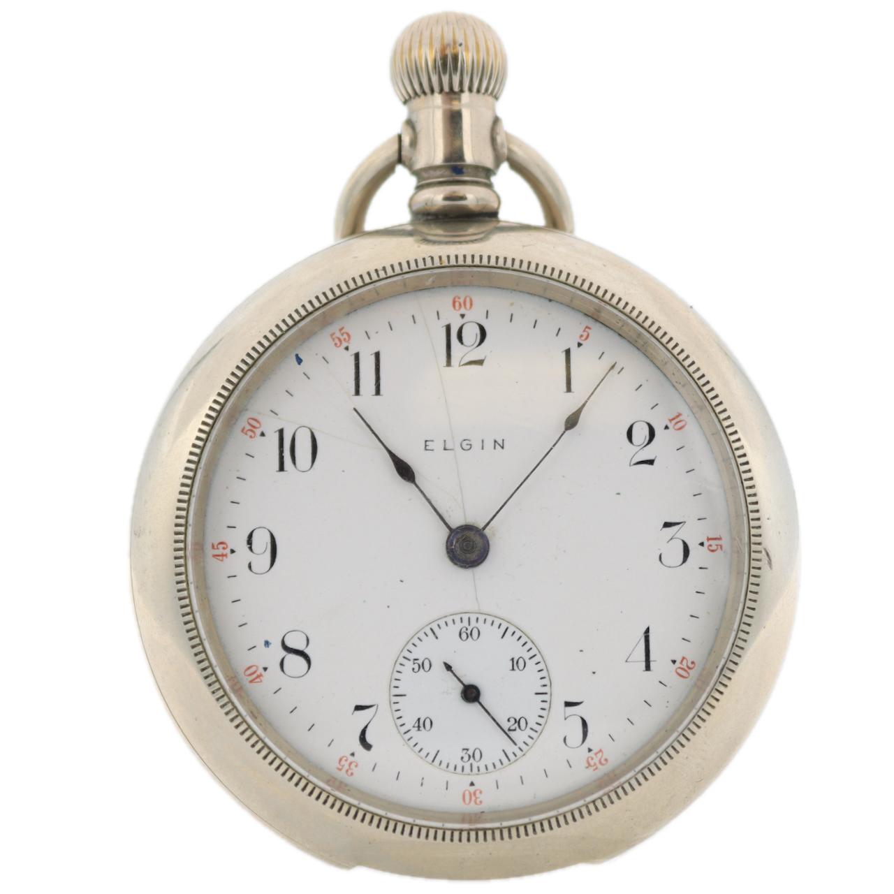 Antique 18 Size Elgin 17 Jewel Mechanical Pocket Watch 336 Silverode USA