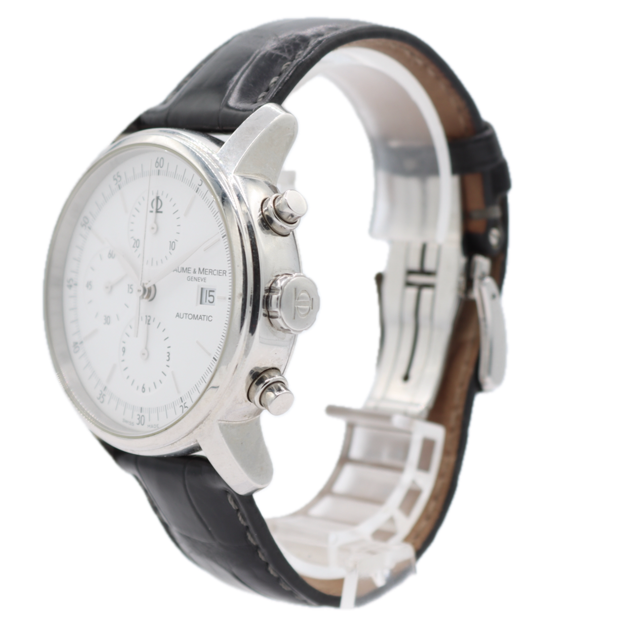 42mm 2010 Baume & Mercier 65533 Classima Men's Automatic Chronograph Wristwatch