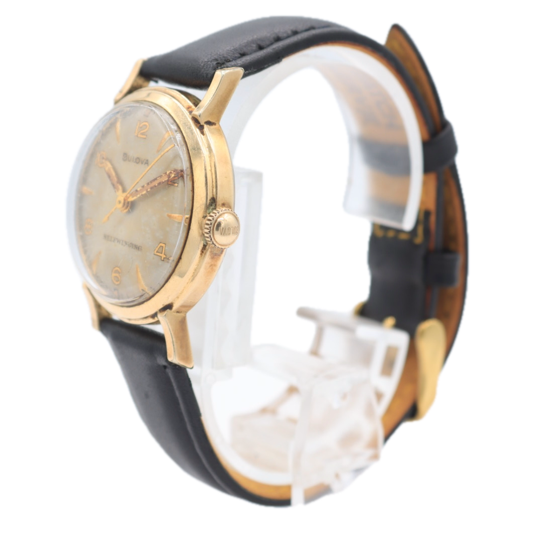Vintage 1956 Bulova Clipper Men's Automatic Wristwatch 11 ACAC Swiss Full Set
