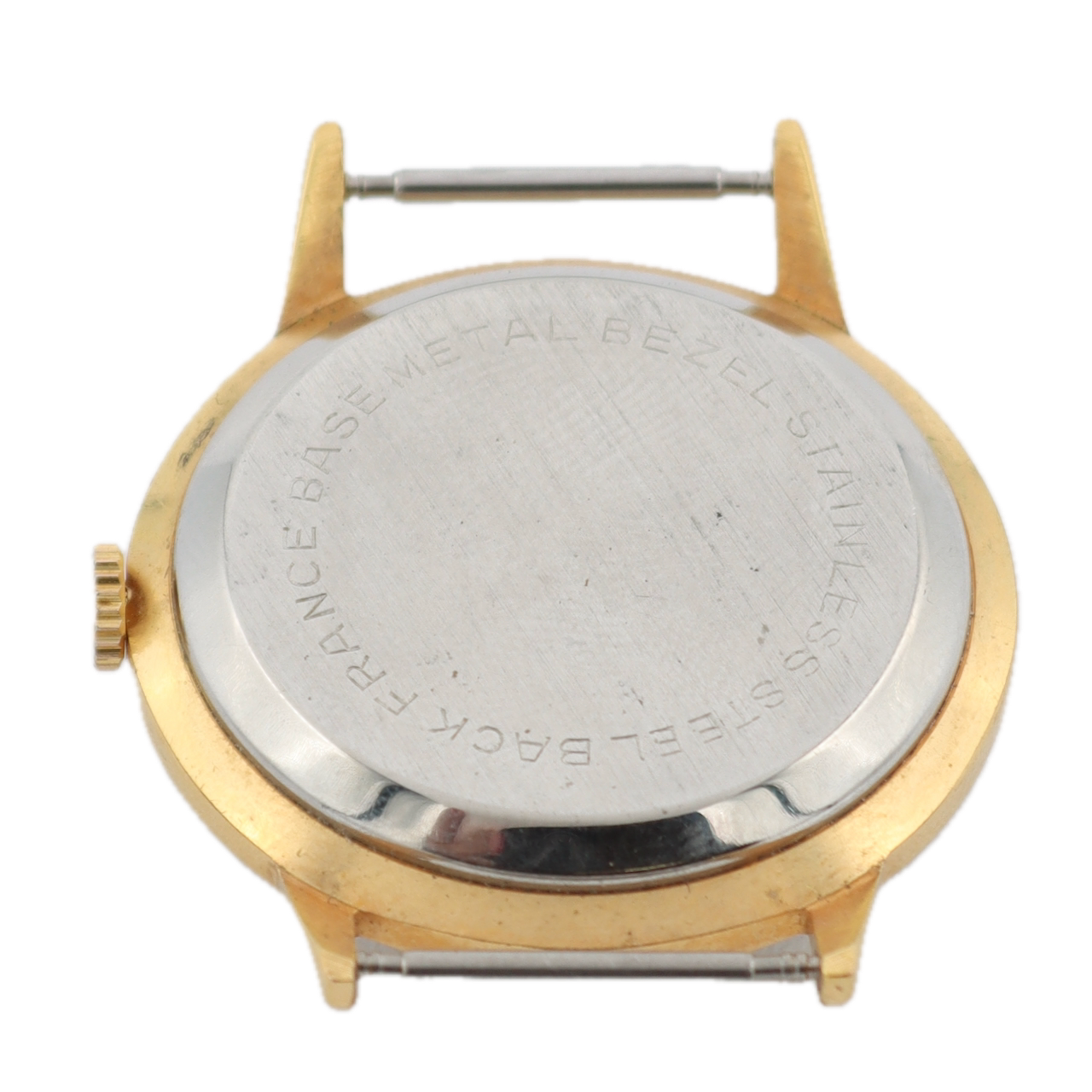 Vintage 34mm Helbros Men's Mechanical Wristwatch Savoie 238 France Gold Tone