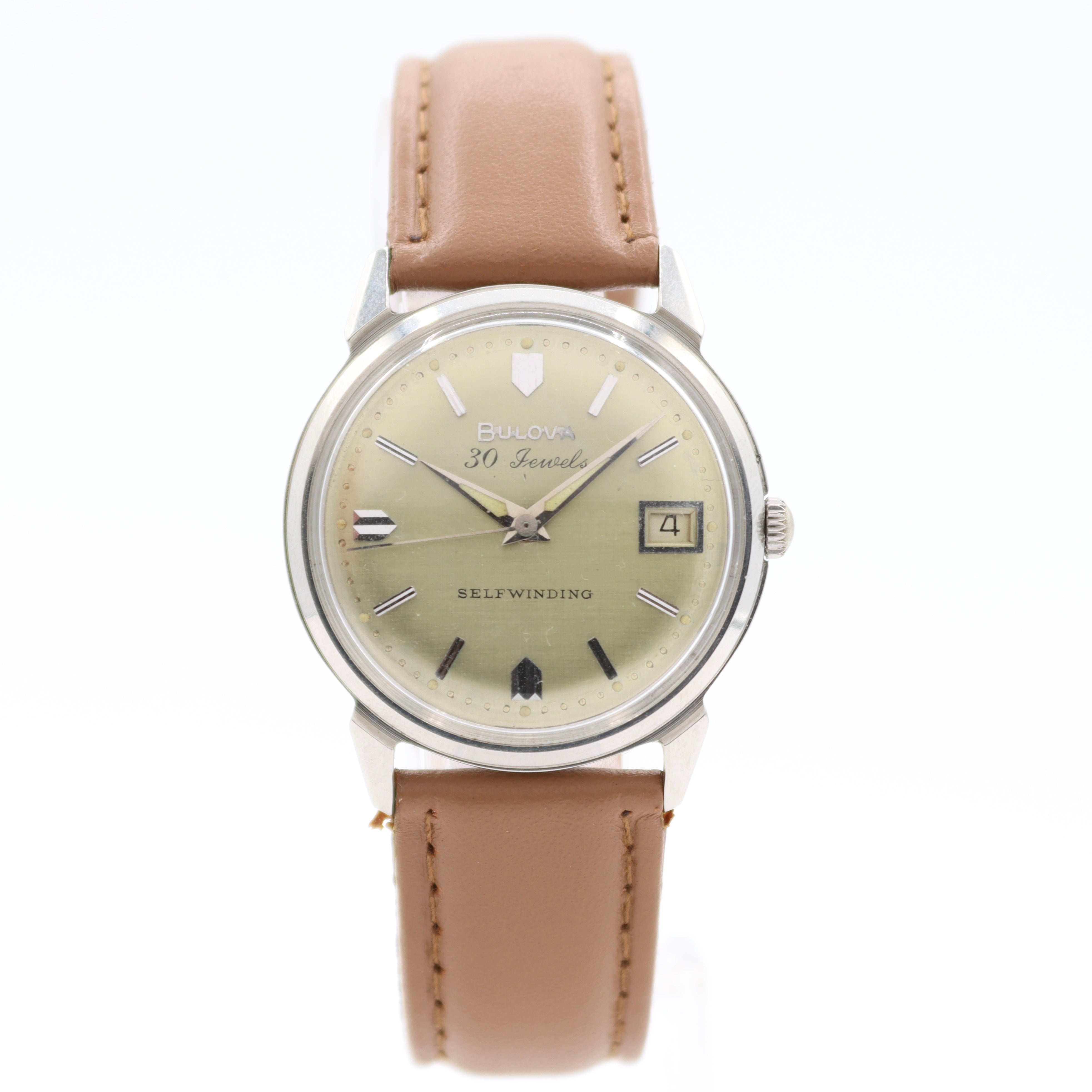 Vintage Bulova Linen Dial