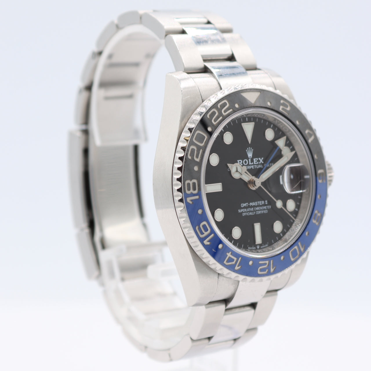 40mm Rolex GMT Master II Men's Automatic Wristwatch 3285 Swiss Steel "Batman"