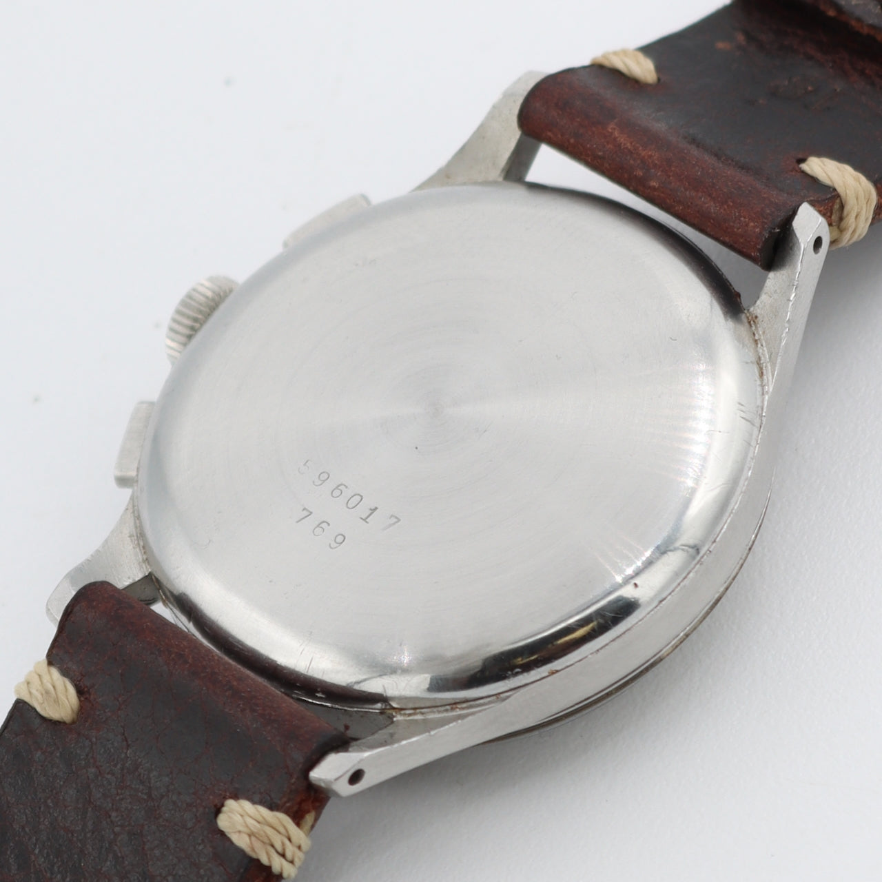 Vintage 35.5mm Breitling Men's Chronograph Wristwatch Swiss Steel