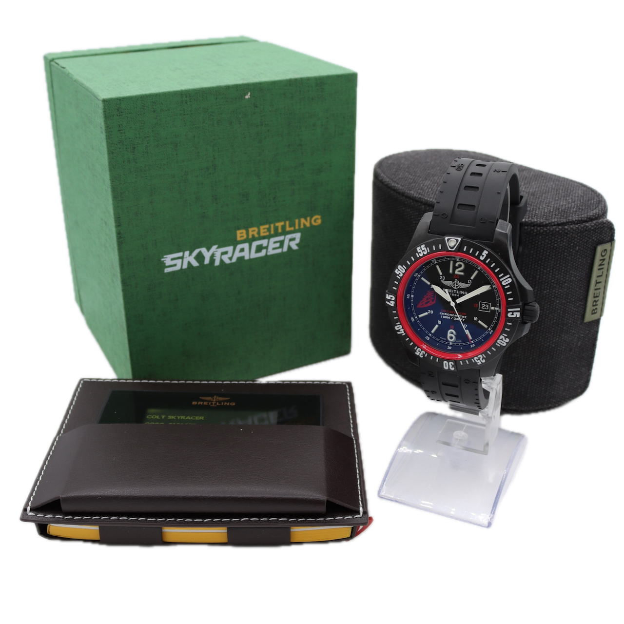 46mm Breitling Colt Skyracer Team Yoshi Muroya Men's Quartz Wristwatch With Box