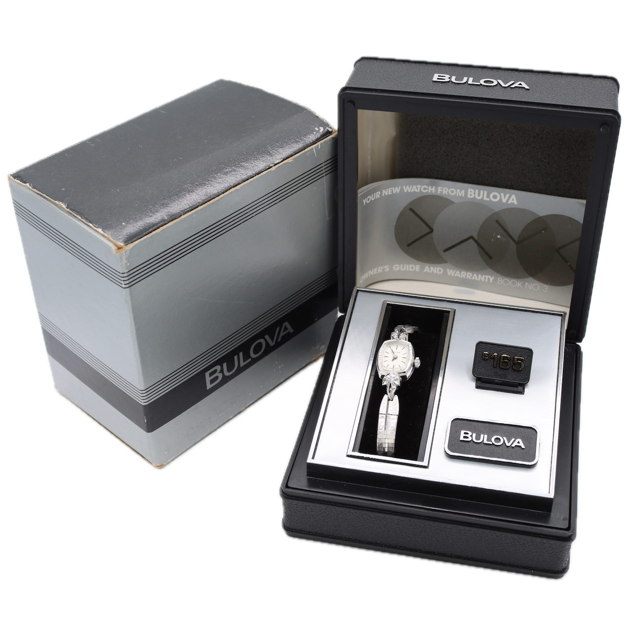 1983 Bulova Le Petite 17J Ladies Mechanical Wristwatch Swiss With Box NOS