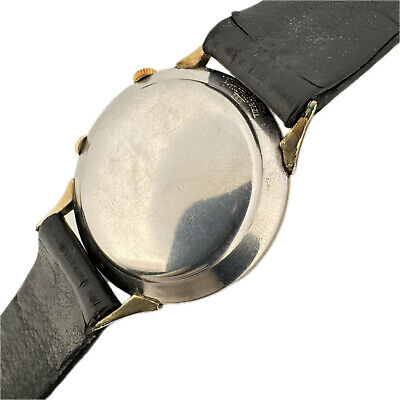 Vintage LeCoultre 3026 Parking Meter Men's Mechanical Alarm Wristwatch 814