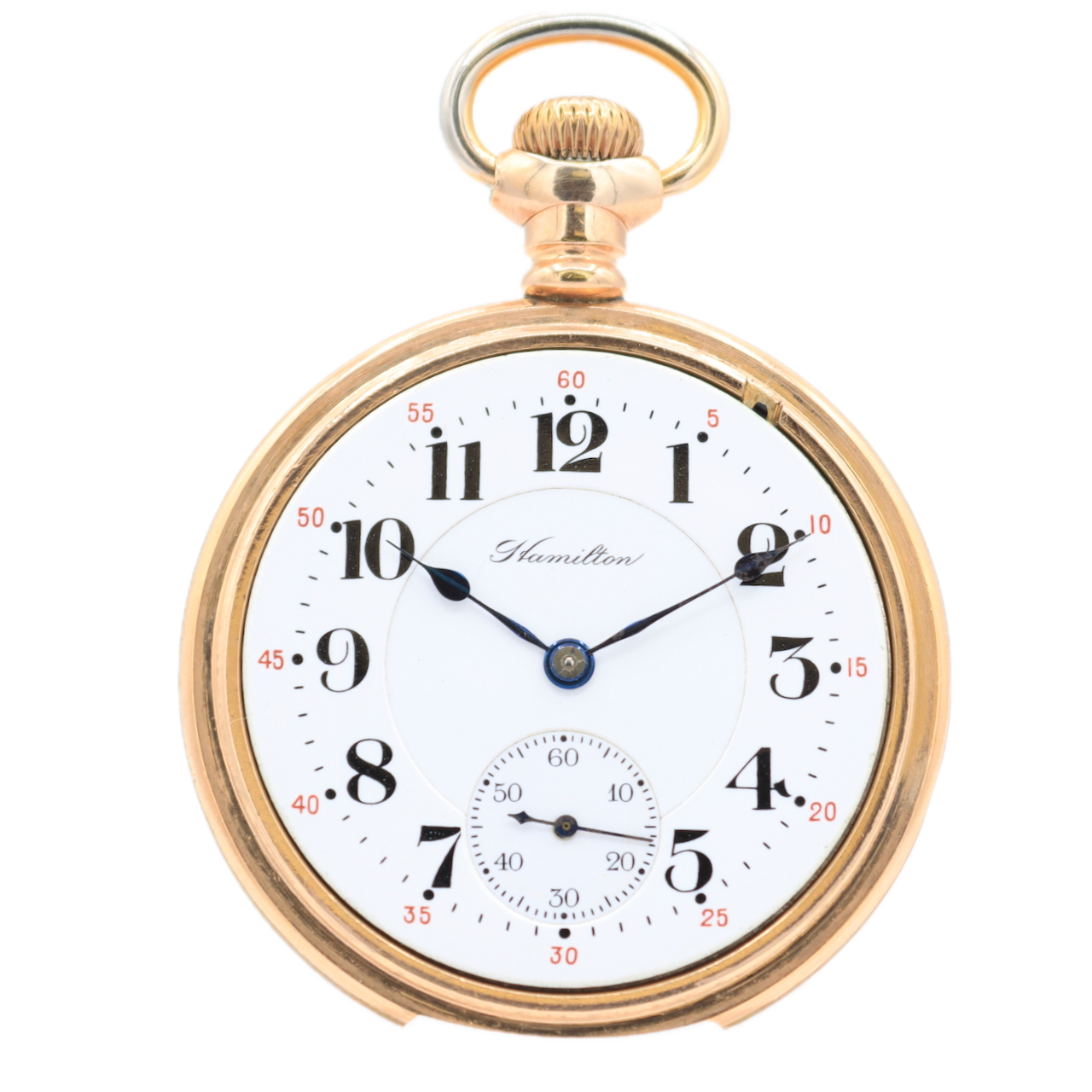 Antique 16s 1918 Hamilton Beaded 21 Jewel Mechanical Railroad Pocket Watch 992