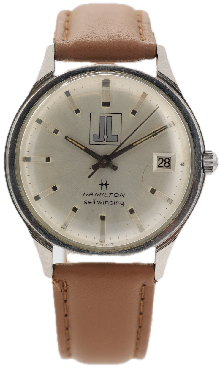 Vintage Hamilton Jones Laughlin Steel Men's Automatic Wristwatch Swiss Steel