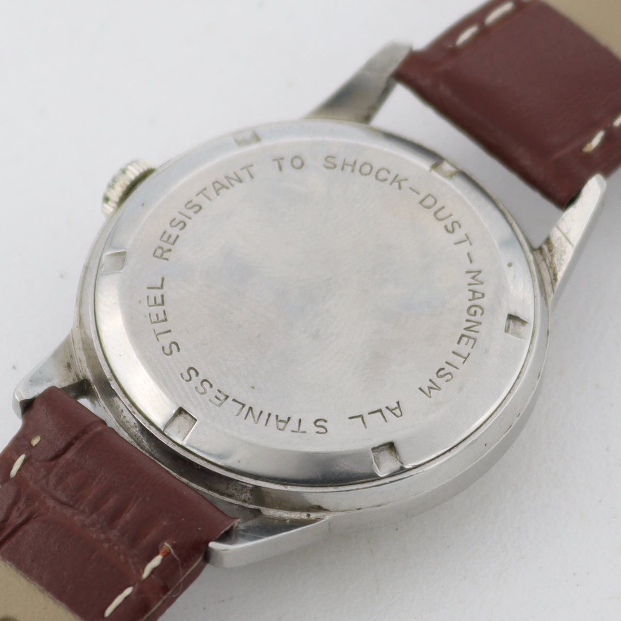 Vintage Rima 17 Jewel Men's Mechanical Wristwatch 1686 Swiss Stainless Steel