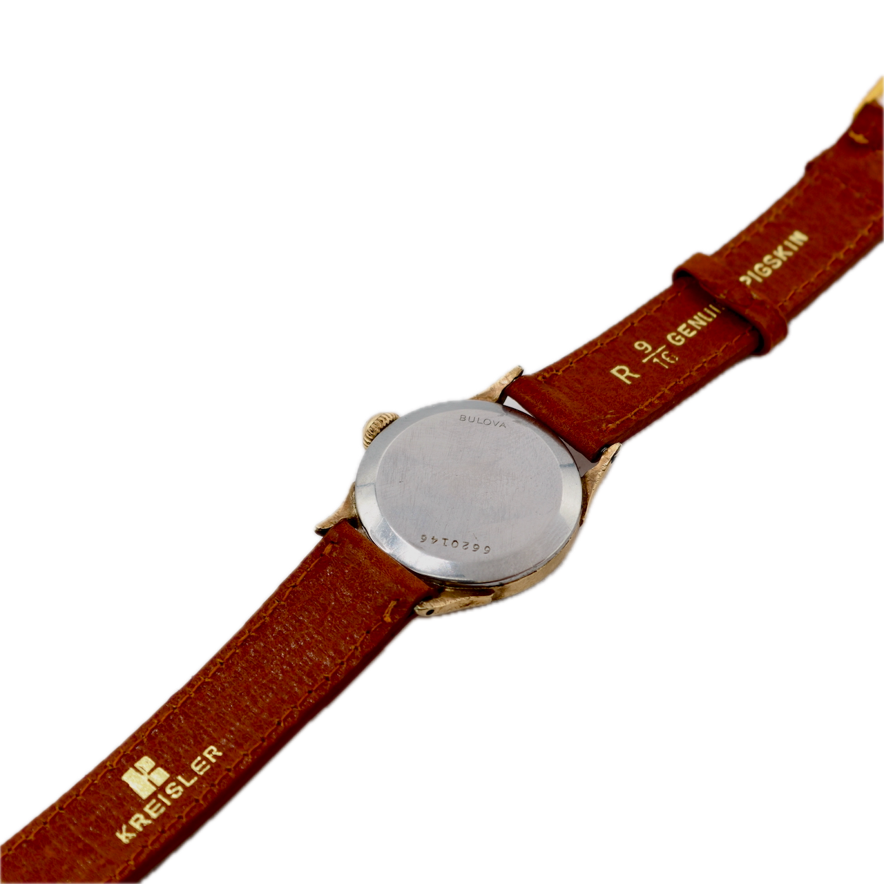Vintage Bulova Bullseye Dial Men's Mechanical Wristwatch 10 BCC Steel & 10k RGP