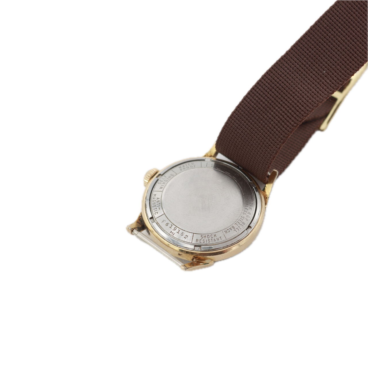 Vintage 1961 Bulova President Men's Automatic Wristwatch 11 AFAC Steel & 10k RGP