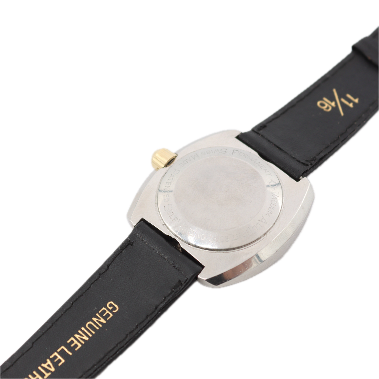 Vintage Kirk Supreme Men's Automatic Wristwatch Swiss Chrome & Gold tone