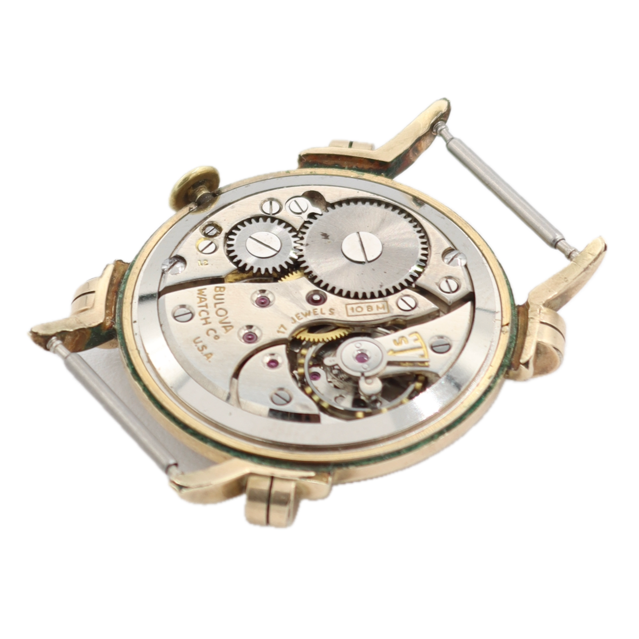 Vintage 29mm Bulova Ashford 17 JMen's Mechanical Wristwatch 10BM USA 10k RGP