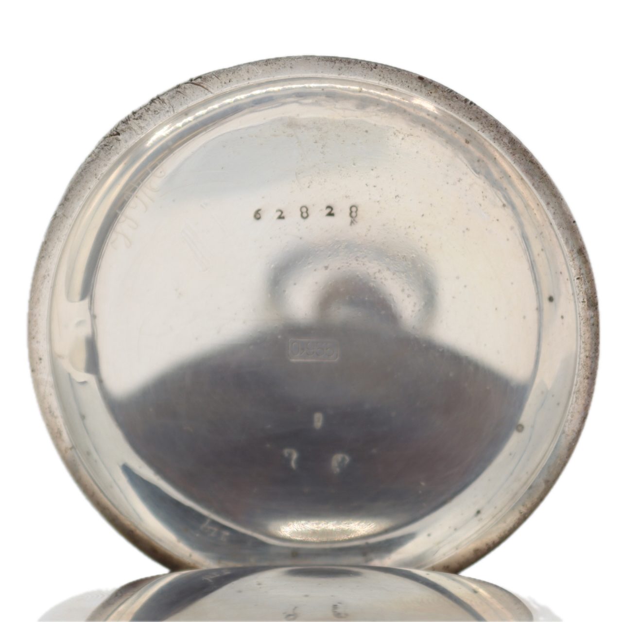 Antique Mechanical Quarter Repeater Pocket Watch 3524 Sterling Silver Swiss
