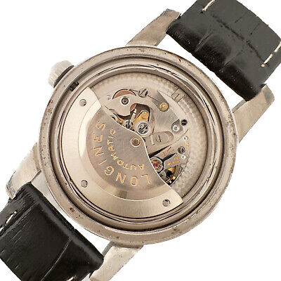 Vintage Longines All-Guard Men's Automatic Wristwatch 19AS Swiss Stainless Steel
