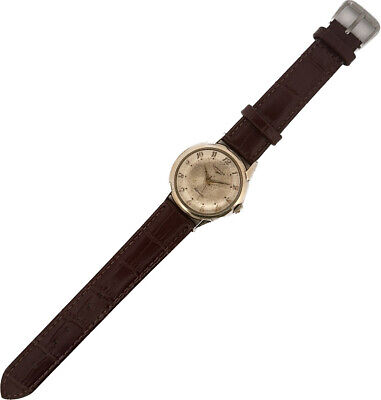 Vintage Longines 2346-SW Men's Automatic Wristwatch 19AS 10k GF w Guilloche Dial
