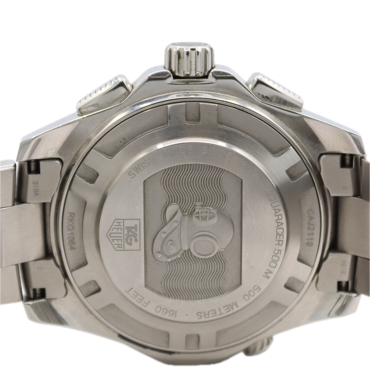 TAG Heuer CAJ2110 Aquaracer Caliber 16 Men's Automatic Wristwatch 16 Steel