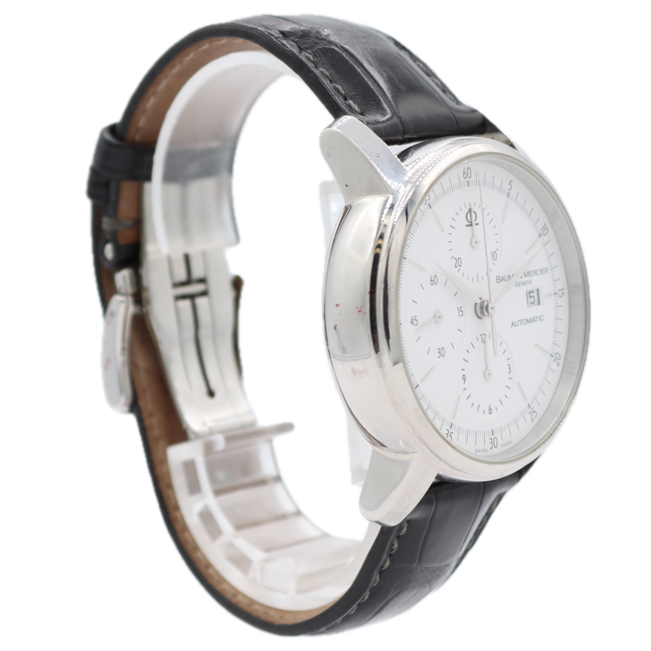 42mm 2010 Baume & Mercier 65533 Classima Men's Automatic Chronograph Wristwatch