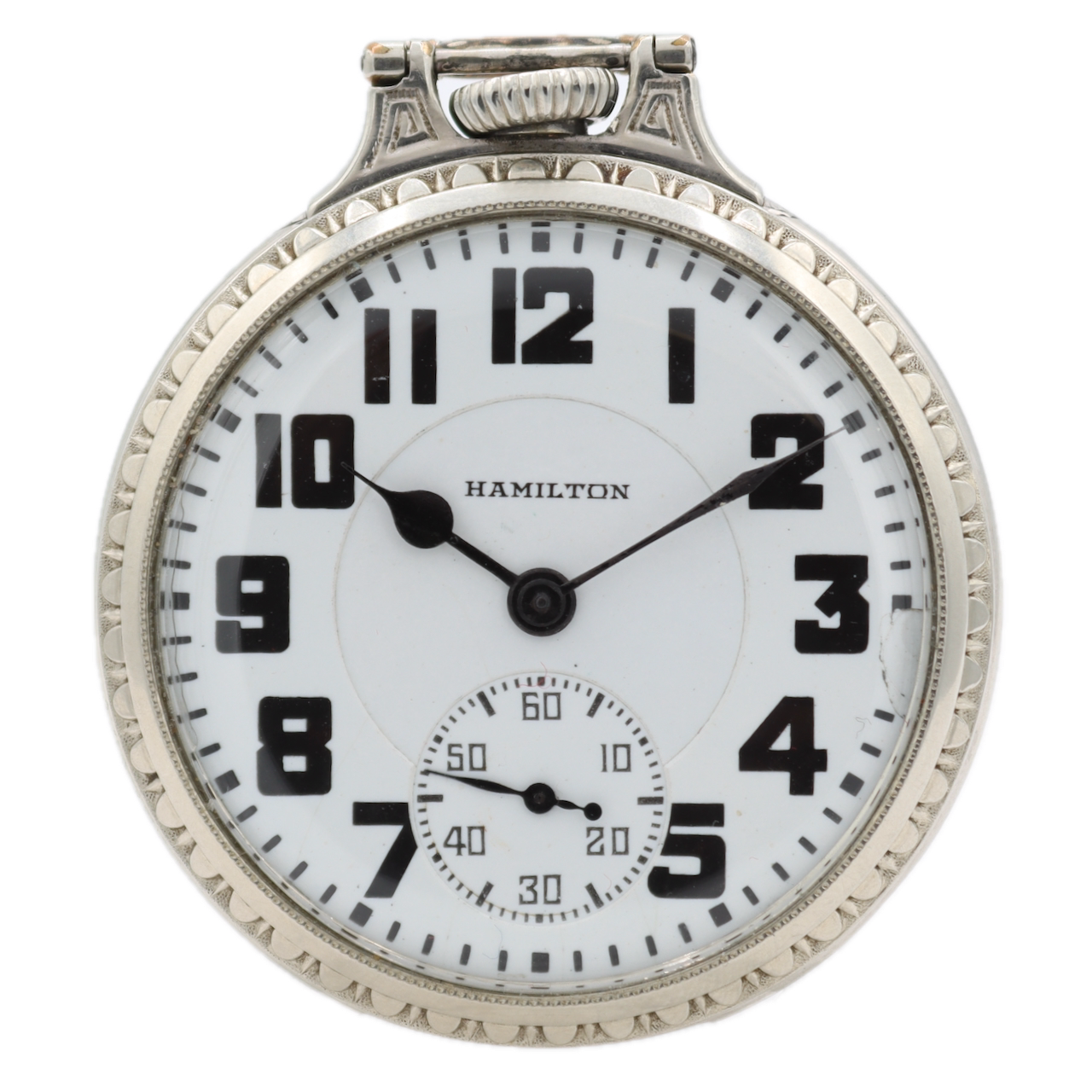 Vintage 16s 1937 Hamilton 21j Mechanical Railroad Pocket Watch 992E 14k GF USA