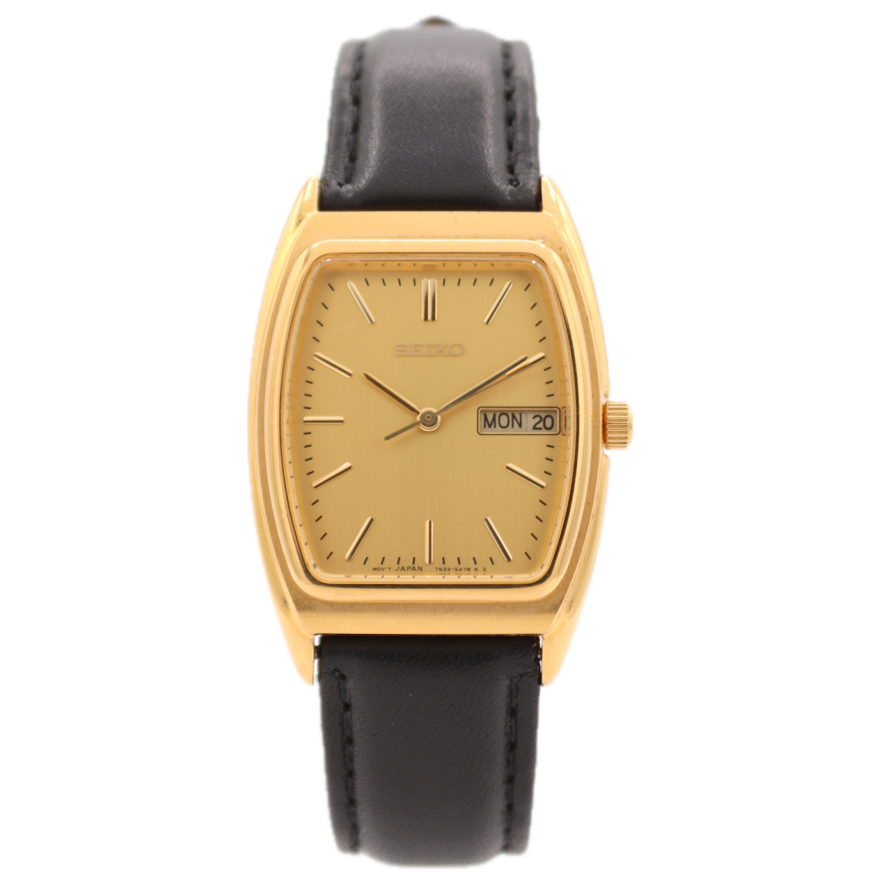 Vintage Seiko Tank Style 7N33-5A49