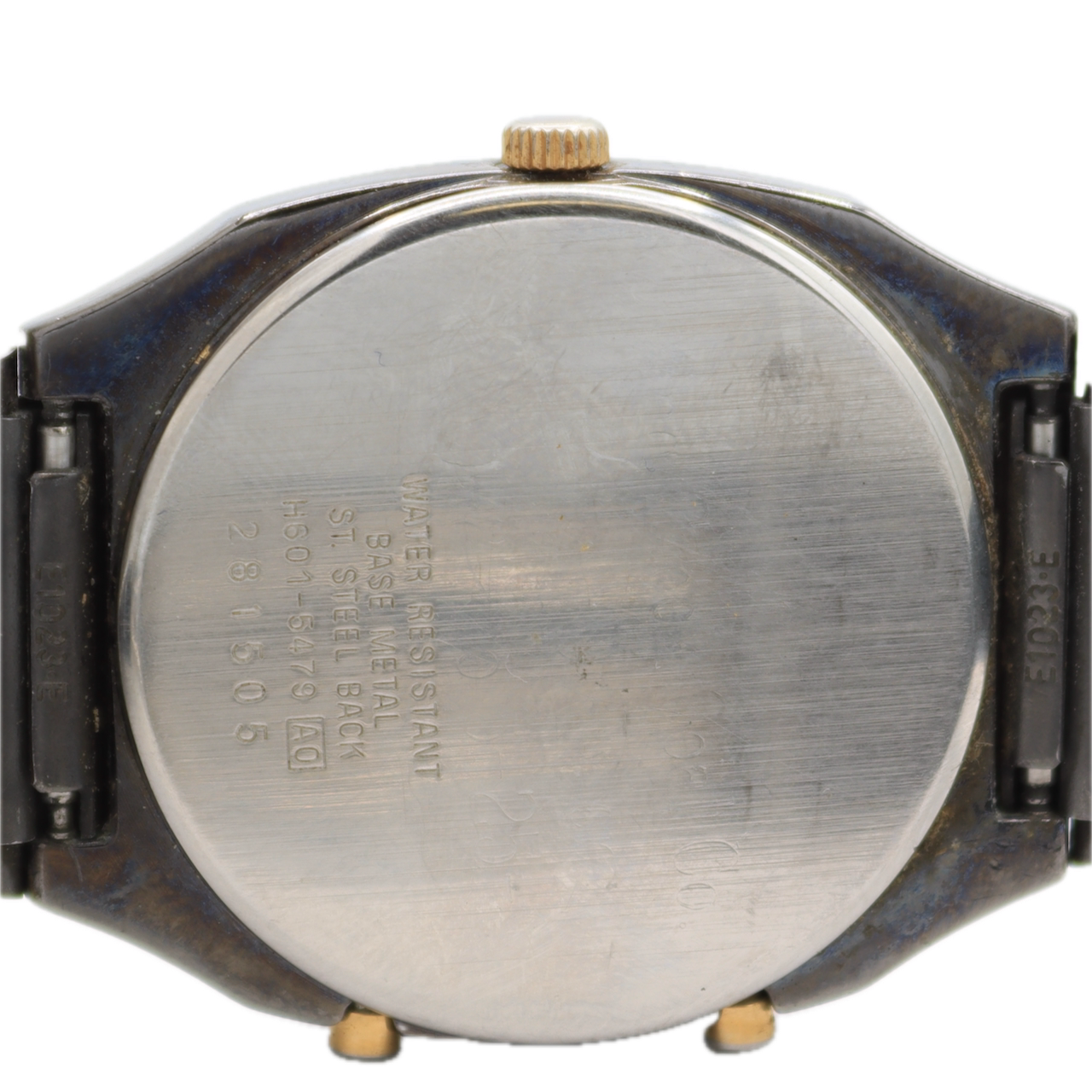 Vintage 1992 Seiko H601-5479 Ana Digi Men's Quartz LCD Wristwatch Japan PVD